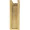 Ekena Millwork 5"W x 10"D x 15"H Classic Olympic Rough Cedar Woodgrain TimberThane Corbel, Primed Tan CORUR05X10X15OLYRCPR - alternate 2